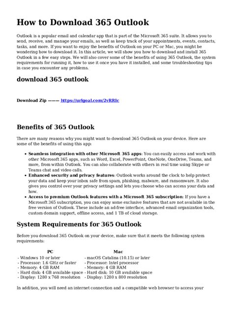 Import and export Outlook email, contacts, and calendar.